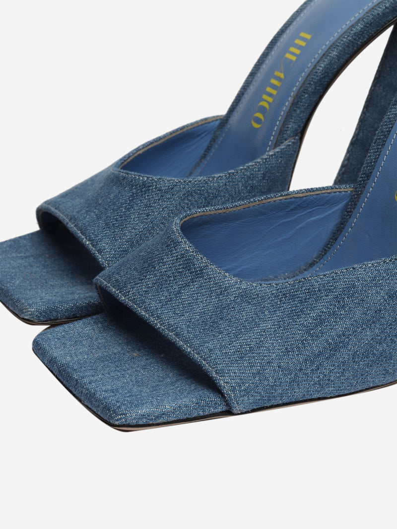 Blue denim mules - size EU 38 (UK 5) Heels The Attico 