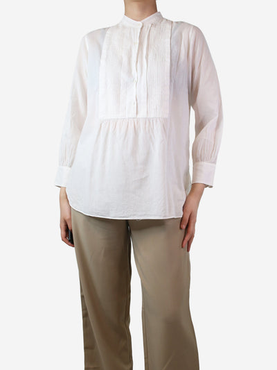 White cotton shirt - size S Tops Nili Lotan 