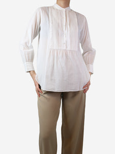 Nili Lotan White cotton shirt - size S
