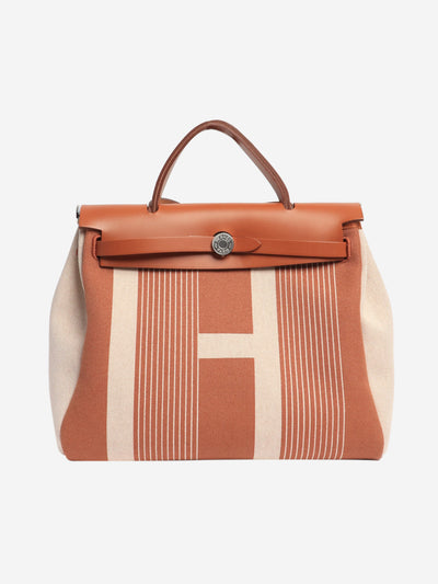 Brown 2020 canvas Her bag Top Handle Bags Hermes 