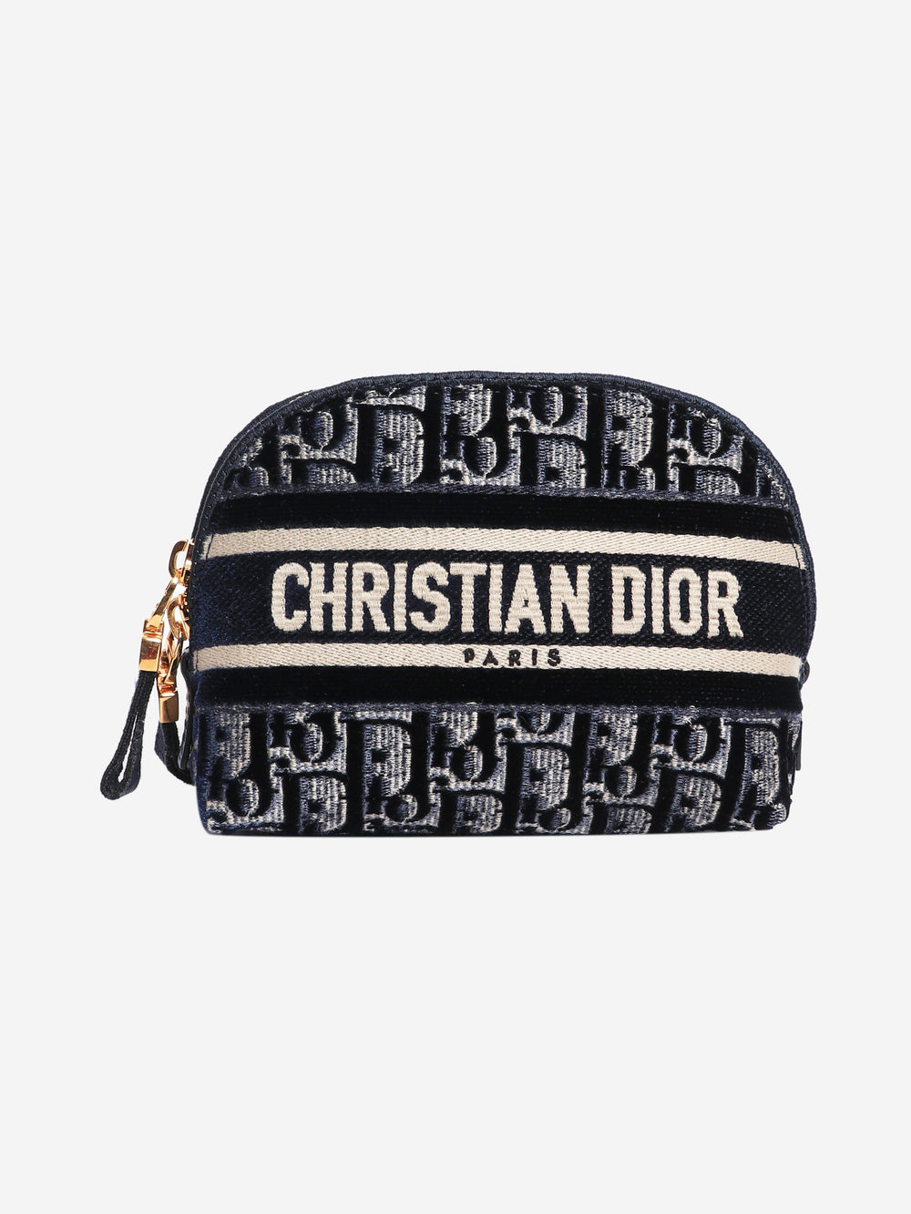 Blue 2021 Oblique cosmetic pouch Clutch bags Dior 