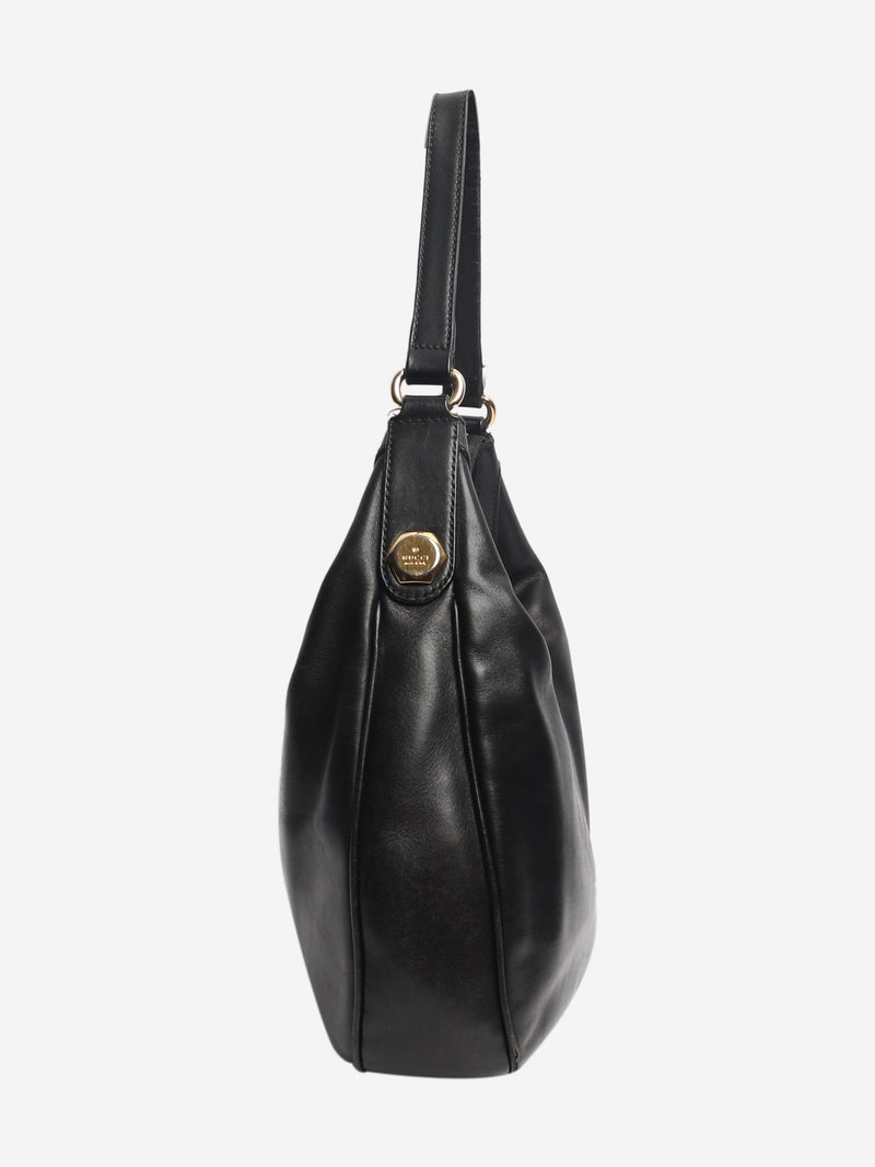 Vintage black small leather hobo bag Shoulder bags Gucci 