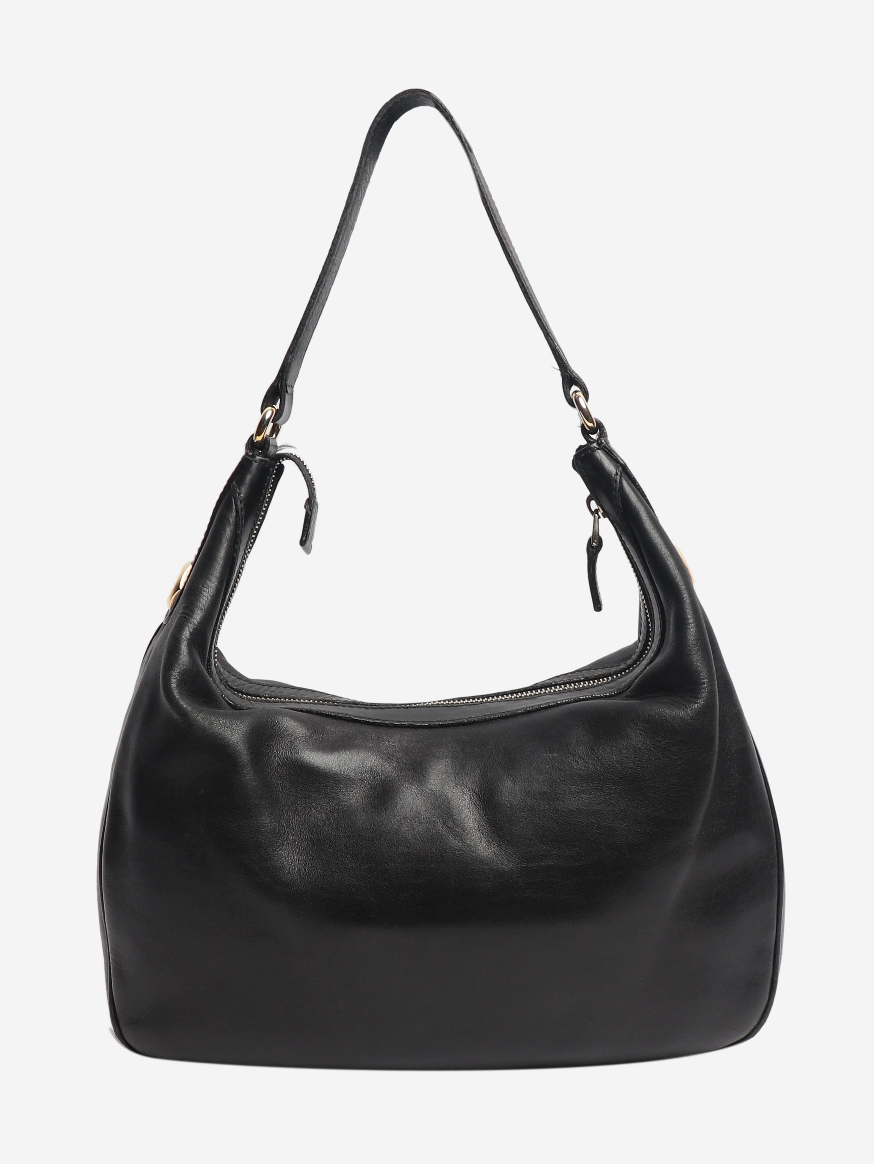 Vintage black small leather hobo bag Shoulder bags Gucci 
