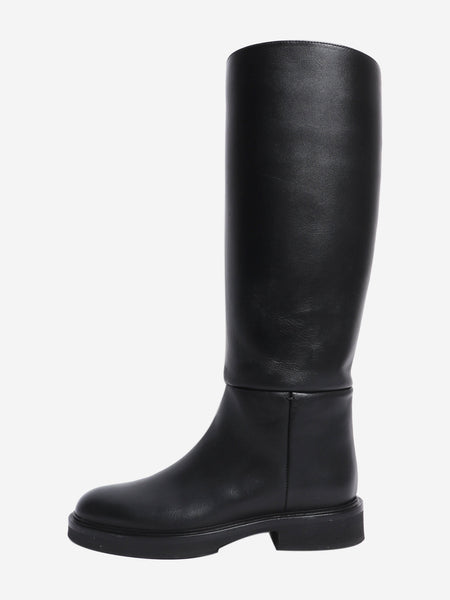 Black riding boots - size EU 38 (UK 5) product image