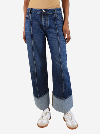 Blue cropped jeans - size UK 4 Trousers Bottega Veneta 