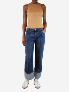 Bottega Veneta Blue cropped jeans - size UK 4