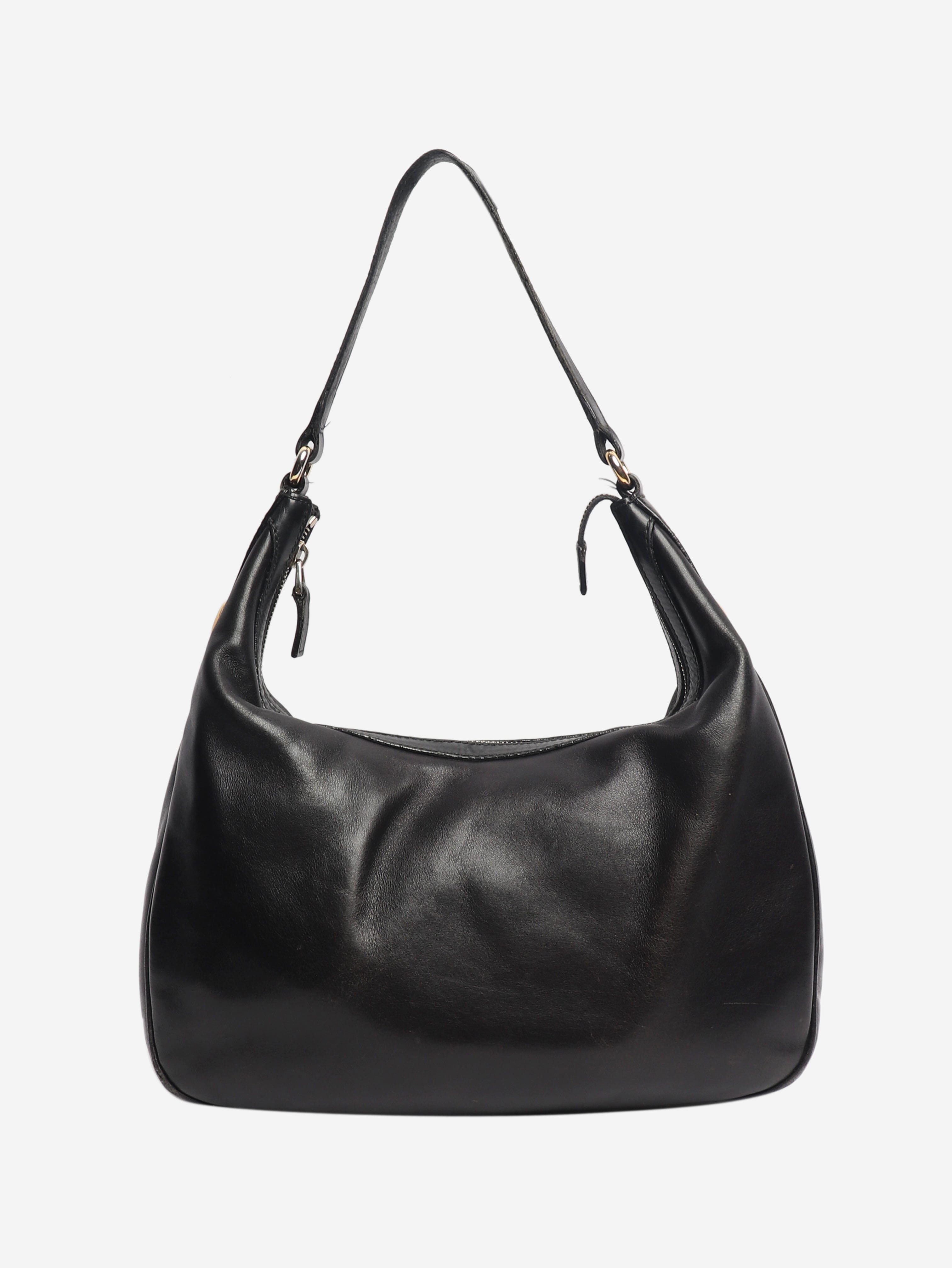 Vintage black small leather hobo bag Shoulder bags Gucci 