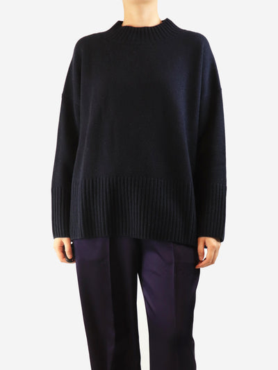 Navy cashmere jumper - size M Knitwear Chinti & Parker 