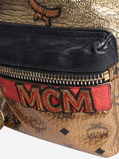 MCM Gold metallic backpack Backpacks MCM 