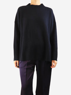 Navy cashmere jumper - size M Knitwear Chinti & Parker 