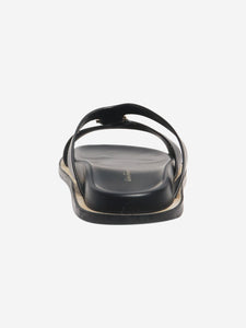 Salvatore Ferragamo Black leather sandals - size EU 37.5