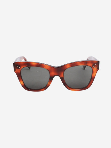Brown Wayfarer tortoise-shell sunglasses product image