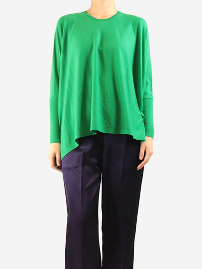 Green wide-fit wool sweater - size M Knitwear P.A.R.O.S.H 