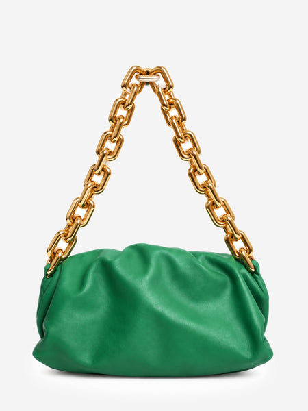 Green calfskin Chain Pouch shoulder bag product image