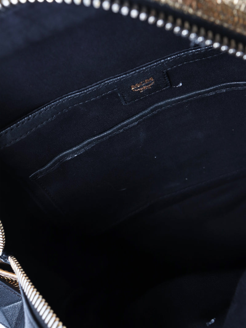 MCM Gold metallic backpack Backpacks MCM 