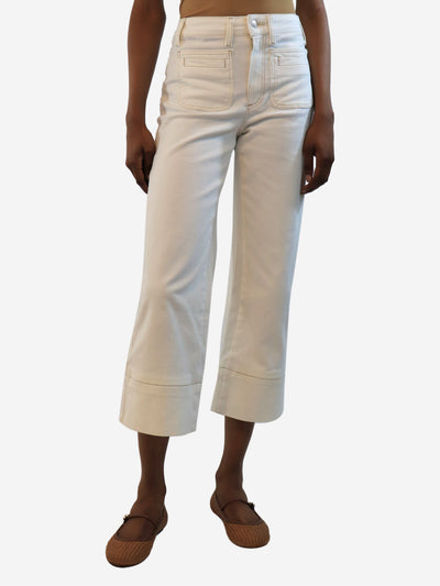 Ecru Anessa pocket jeans - size UK 4 Trousers Paige 