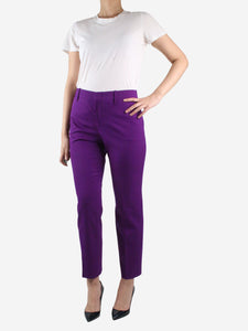 Gucci Purple tailored trousers - size IT 44