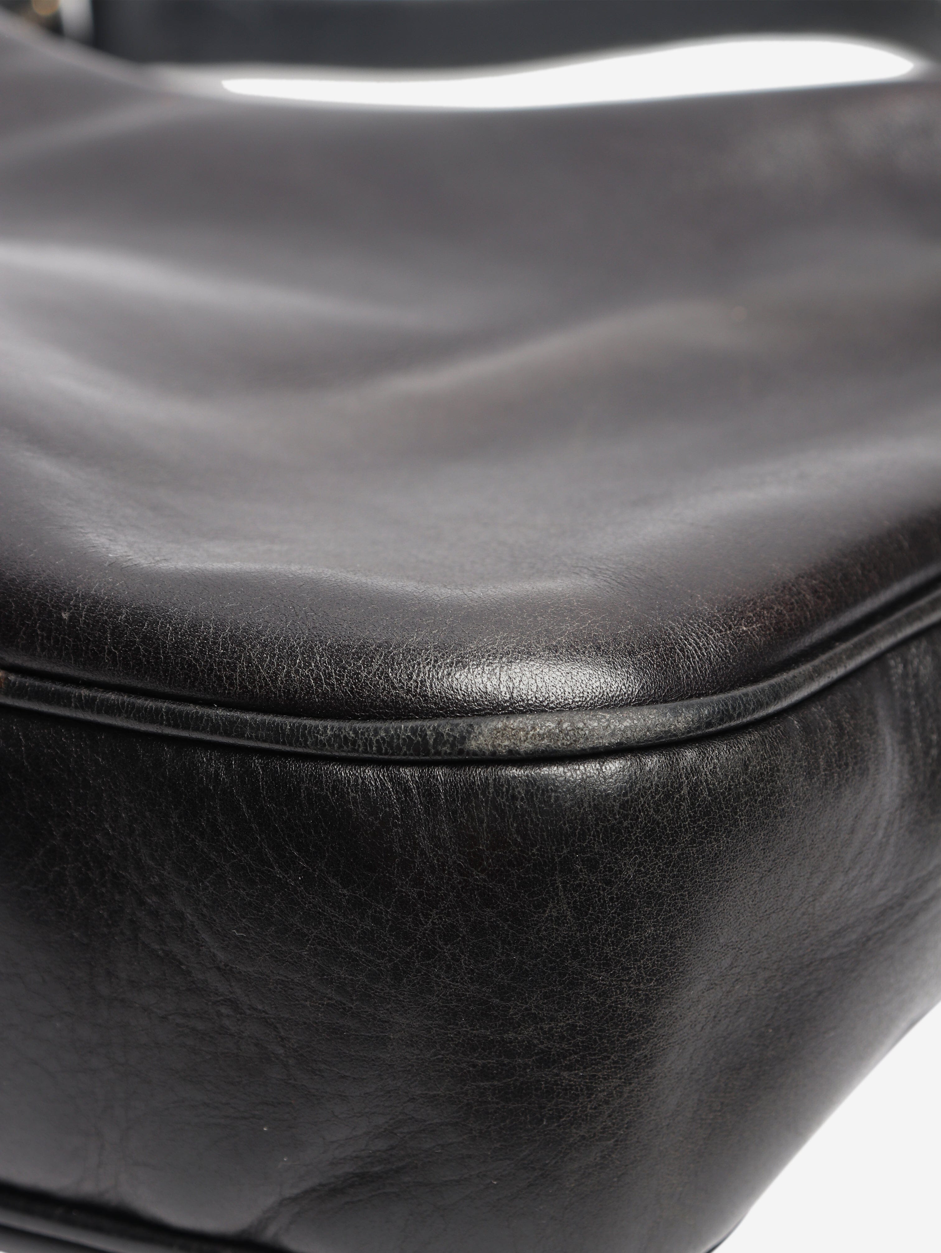 Vintage black small leather hobo bag Shoulder bags Gucci 