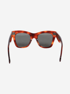 Brown Wayfarer tortoise-shell sunglasses Sunglasses Celine 