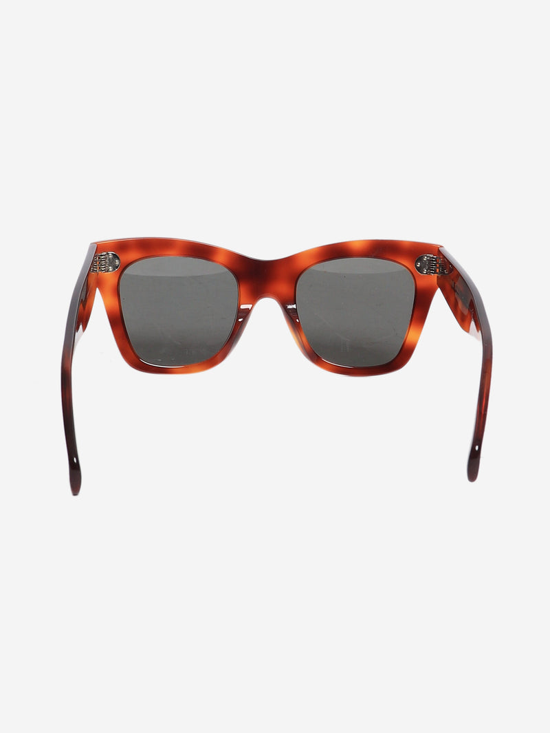 Brown Wayfarer tortoise-shell sunglasses Sunglasses Celine 