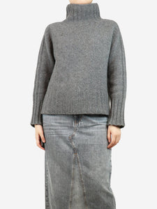 Bamford Grey funnel-neck jumper - size S