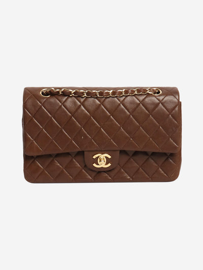Brown vintage 2002 medium lambskin Classic Double Flap bag Shoulder bags Chanel 