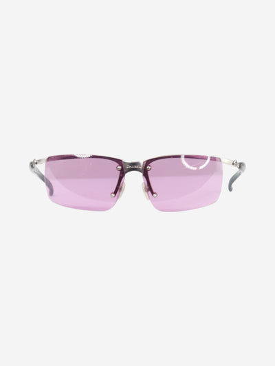 Purple visor sunglasses Sunglasses Chanel 