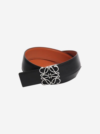 Black Anagram leather belt Belts Loewe 