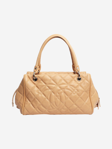 Beige 2008 caviar quilted top handle bag product image
