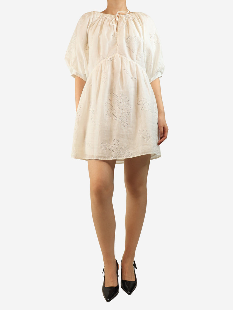 White broderie anglaise dress - size M Coats & Jackets Frame 