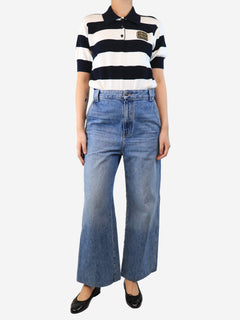Blue wide-leg jeans - size UK 8 Trousers Khaite 