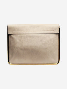 Chloe Neutral envelope clutch