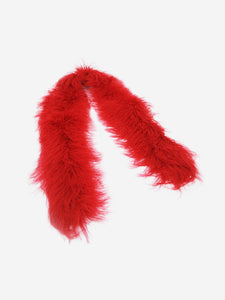 Prada Red lambswool scarf