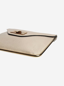 Chloe Neutral envelope clutch