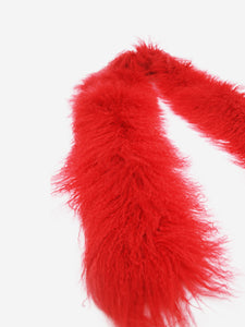 Prada Red lambswool scarf