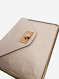 Chloe Neutral envelope clutch