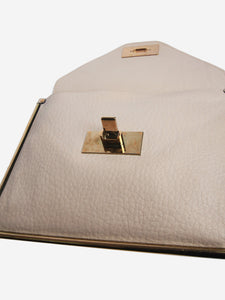 Chloe Neutral envelope clutch