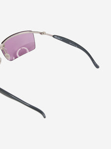Chanel Purple visor sunglasses