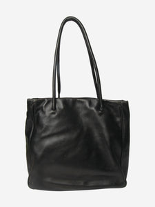 Prada Black leather top handle bag