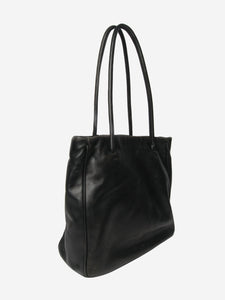 Prada Black leather top handle bag