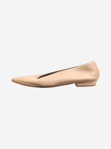 Bottega Veneta Neutral leather ballet flats - size EU 37