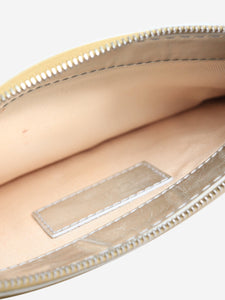 Loewe Yellow suede Anagram pouch