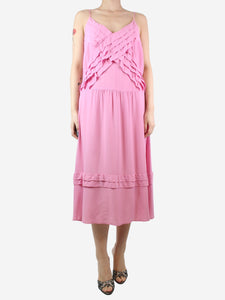 No21 Pink slip dress - size UK 8