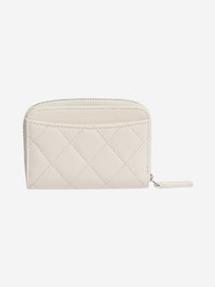 White caviar leather wallet Wallets, Purses & Small Leather Goods Chanel 