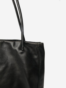 Prada Black leather top handle bag