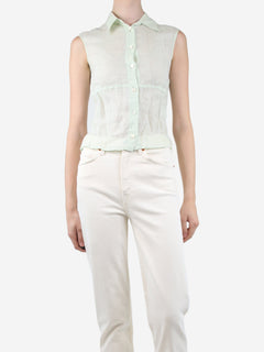 Green blouse Tops Chanel 