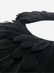 Miu Miu Black goose feather collar