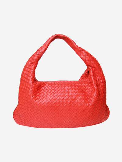 Red Intrecciato leather shoulder bag Shoulder bags Bottega Veneta 