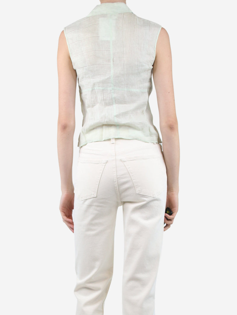 Green blouse Tops Chanel 