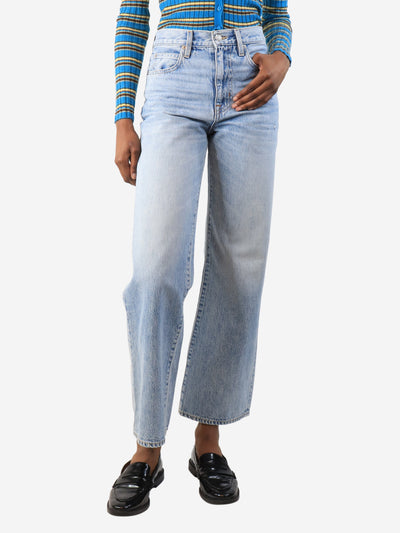 Blue bleached jeans - size UK 6 Trousers SLVRLAKE 